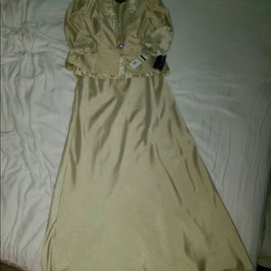 Long evening gown w/ jacket